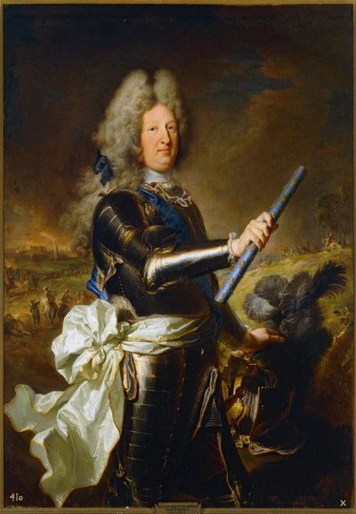 ルイ・ド・フランス、大王太子、スペイン王フィリップ5世の父......（キャンバスに描かれた絵画） 作： ヒヤシンス・フランソワ・リゴー