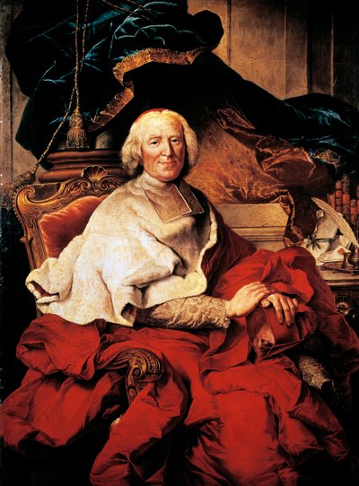 アンドレ・エルキュール・ド・フルーリーの肖像（Lodeve 作： Hyacinthe Francois Rigaud