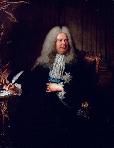 Charles-Gaspard Dodun、Marquis d "Herbaultの肖像 作： Hyacinthe Francois Rigaud