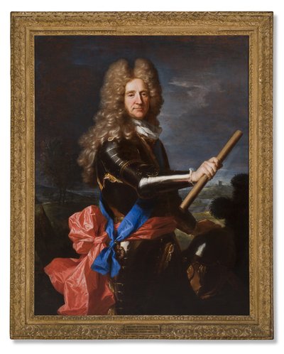 ハンスウィレムベンティンクの肖像、初代ポートランド伯爵、1699年 作： Hyacinthe Francois Rigaud