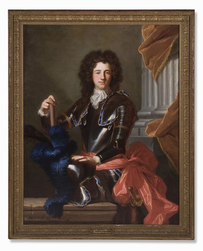 ヘンリーベンティンクの肖像、後にポートランド公爵1699年 作： Hyacinthe Francois Rigaud