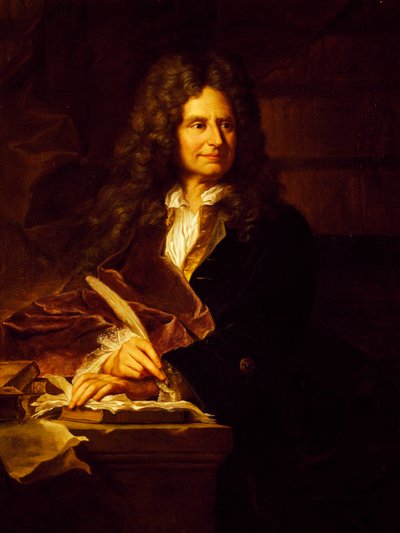 ニコラ・ボワロー＝デスプレオの肖像（パリ 作： Hyacinthe Francois Rigaud