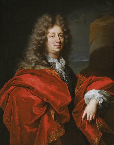 紳士の肖像 作： Hyacinthe Francois Rigaud