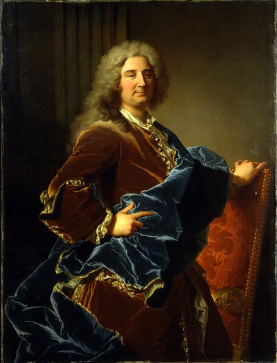 ジャン=オクターヴ・ド・ヴィラール侯爵の肖像 作： Hyacinthe Francois Rigaud