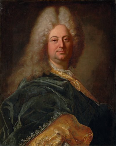 侯爵夫人の肖像画 作： Hyacinthe Francois Rigaud