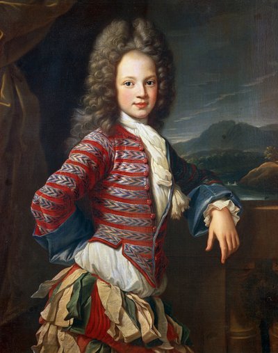 ハヤサンテ・リゴー（1659-1743）作「スコットランドの王子」（絵画 作： Hyacinthe Francois Rigaud