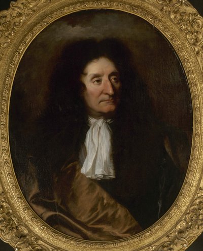 ジャン・ド・ラ・フォンテーヌの肖像、1621～1695年頃。 1680年。 作： Hyacinthe François Honoré Rigaud