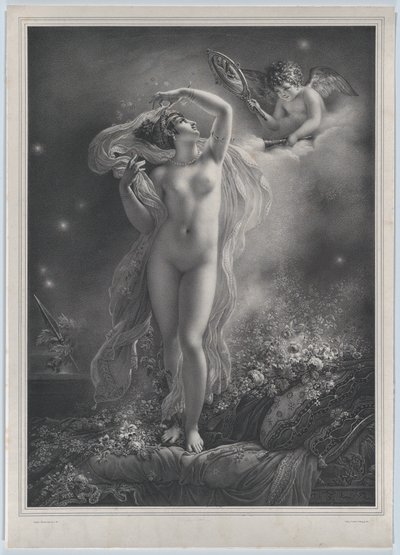 ダナエ、1824年。 作： Hyacinthe Louis Victor Jean Baptiste Aubry