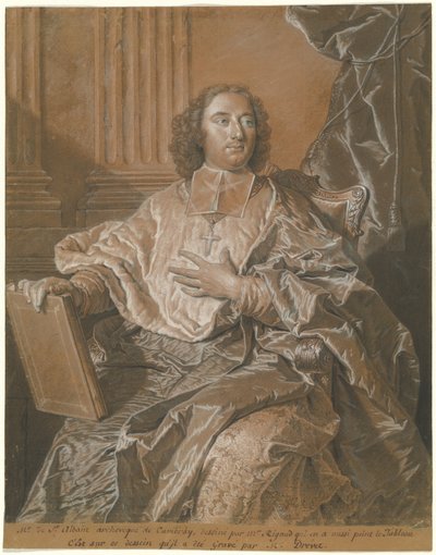 モンシニョール シャルル ド サン アルバン、カンブレー大司教 作： Hyacinthe Rigaud