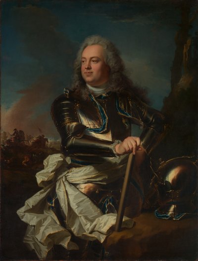 将軍の肖像、約。 1710年。 作： Hyacinthe Rigaud