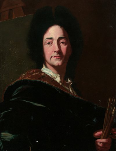 アーティストの肖像 作： Hyacinthe Francois Rigaud