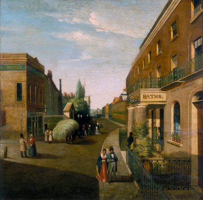 「羊飼いの散歩、ホクストン」、c1845 作： IF Borgnis