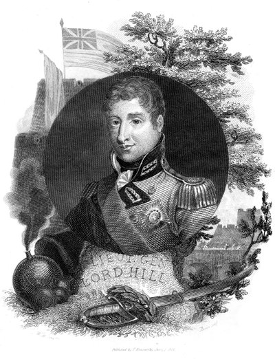 ロードヒル中将、1816年。 作： I. Brown