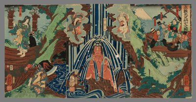 源 頼光 員 も運ｔ 足柄 （ミノ元 頼光 足柄山 入り の 図） 作： Ichieisai Yoshitsuya