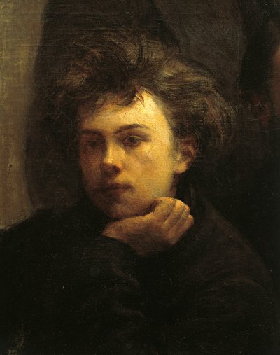 アルチュール・ランボー（シャルルヴィル 作： Ignace Henri Jean Fantin Latour