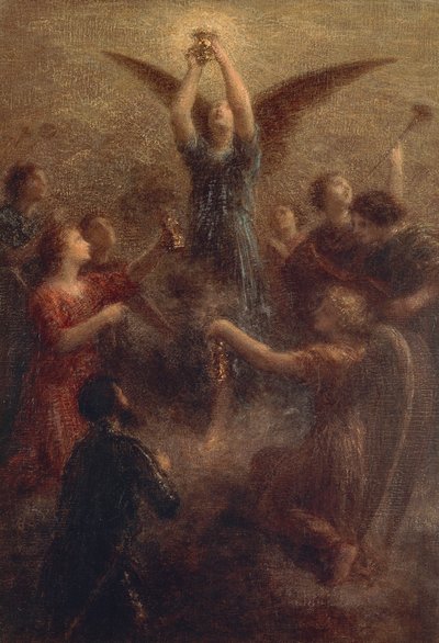 フランス、パリ、聖杯 作： Ignace Henri Jean Fantin Latour