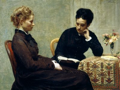 リーディング 作： Ignace Henri Jean Fantin Latour