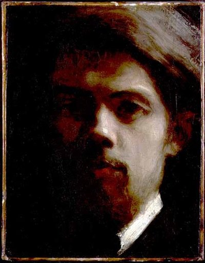 セルフポートレート 作： Ignace Henri Jean Fantin Latour