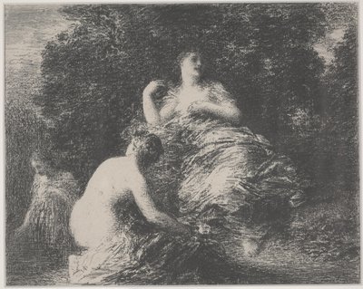 大水浴図 作： Ignace Henri Jean Fantin Latour