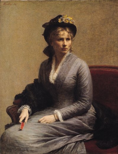 シャーロットデュブール（1850-1921）1882 作： Ignace Henri Jean Fantin Latour