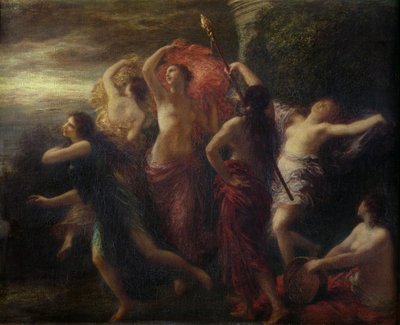 ダンサー、1891 作： Ignace Henri Jean Fantin Latour