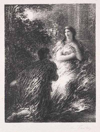 Duo des Troyens、1894-1895。 作： Ignace Henri Jean Fantin Latour