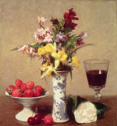 婚約ブーケ 作： Ignace Henri Jean Fantin Latour
