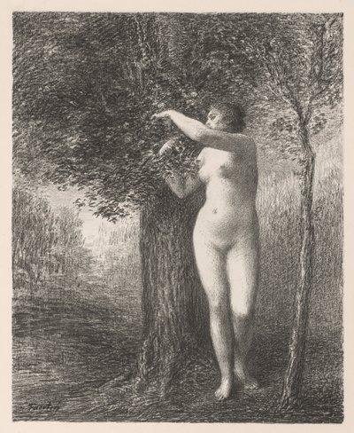 イブ、1896年。 作： Ignace Henri Jean Fantin Latour