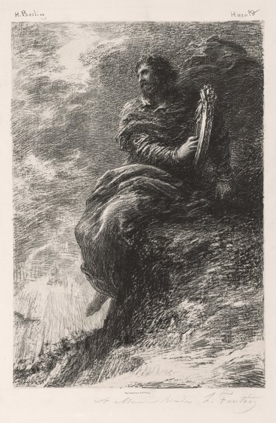 山のハロルド、1884。 作： Ignace Henri Jean Fantin Latour