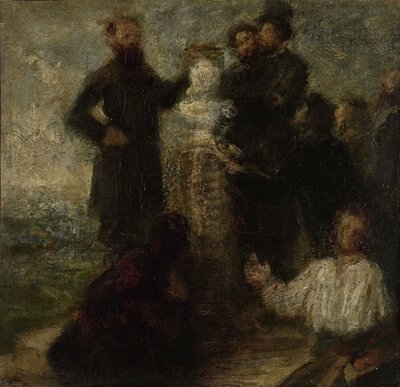 ドラクロワへのオマージュ、1863-64 作： Ignace Henri Jean Fantin Latour