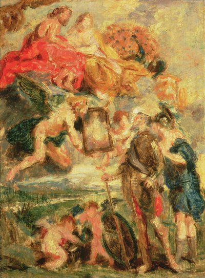 ルーベンスへのオマージュ（17689を参照） 作： Ignace Henri Jean Fantin Latour