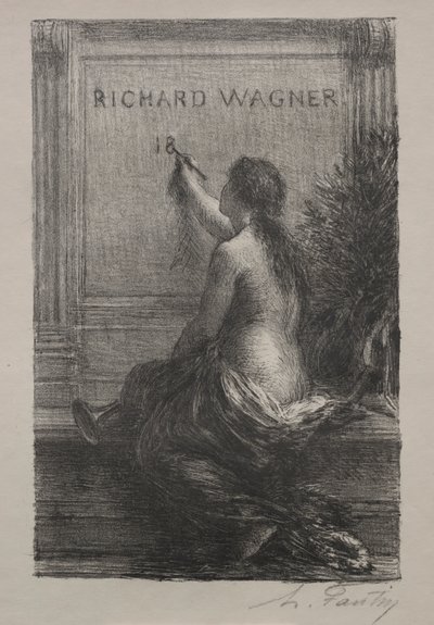 不死、1886年。 作： Ignace Henri Jean Fantin Latour