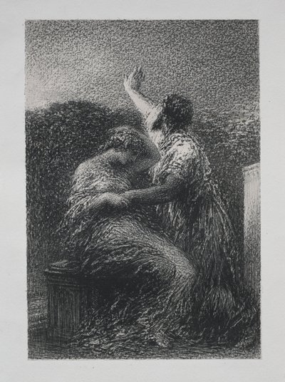 メイガスバルタジャールとファタイム、1891年。 作： Ignace Henri Jean Fantin Latour