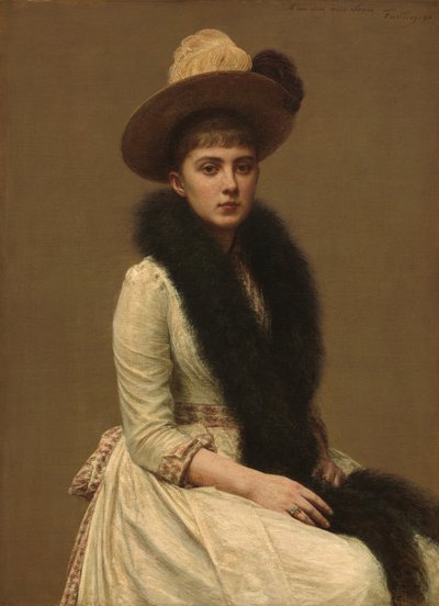 ソニアの肖像 作： Ignace Henri Jean Fantin Latour