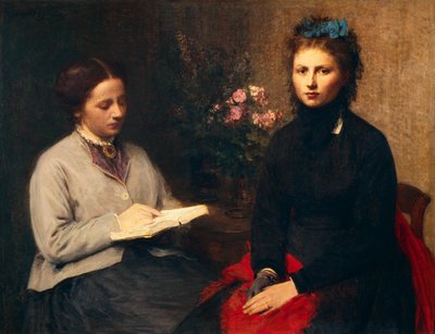 リーディング 作： Ignace Henri Jean Fantin Latour