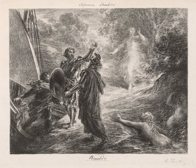 リナルド、1878年。 作： Ignace Henri Jean Fantin Latour