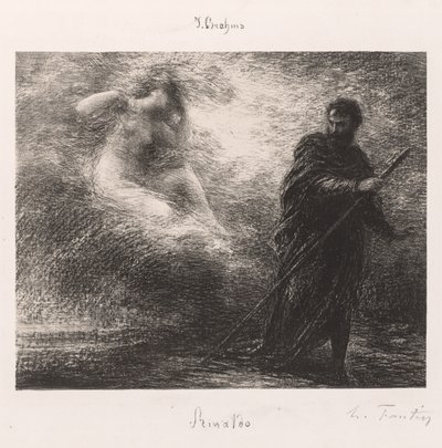 リナルド、1881年。 作： Ignace Henri Jean Fantin Latour