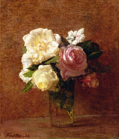 バラ、1882 作： Ignace Henri Jean Fantin Latour