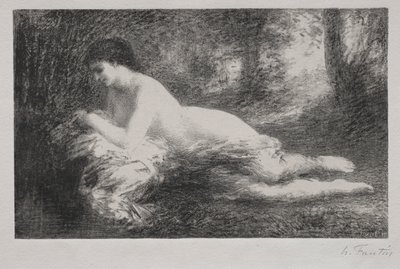 夢想。 作： Ignace Henri Jean Fantin Latour