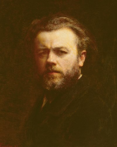 自画像、1883 作： Ignace Henri Jean Fantin Latour