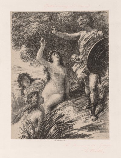 ジークフリートとラインの娘たちc。 1880 作： Ignace Henri Jean Fantin Latour