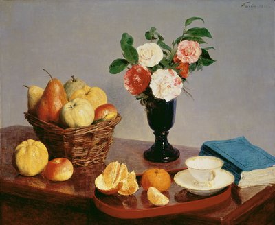 静物、1866 作： Ignace Henri Jean Fantin Latour
