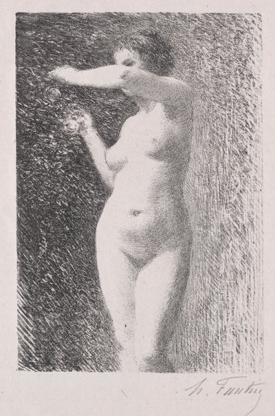 イブのための研究、1898年。 作： Ignace Henri Jean Fantin Latour