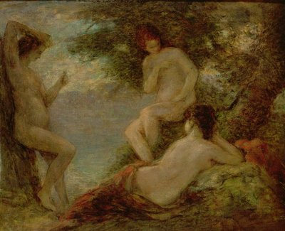 入浴者、1904年頃（キャンバスに油彩） 作： Ignace Henri Jean Fantin Latour