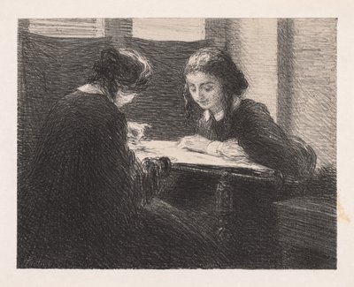 Embroideres Les Brodeuses、1898年。 作： Ignace Henri Jean Fantin Latour