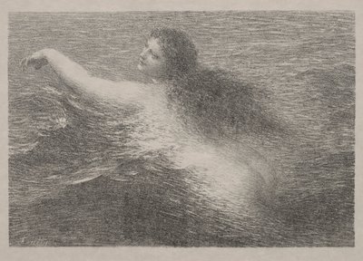 水の天才、1896年。 作： Ignace Henri Jean Fantin Latour