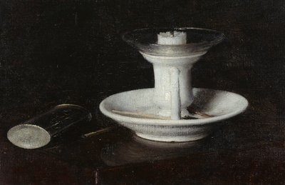 白いろうそく足、1870年 作： Ignace Henri Jean Fantin Latour