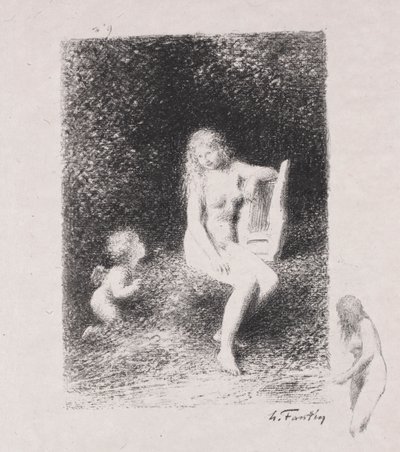 XXI。 作： Ignace Henri Jean Fantin Latour