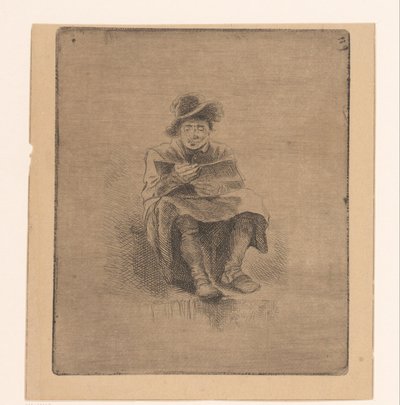 読書マン 作： Ignace Joseph de Claussin (attributed to)