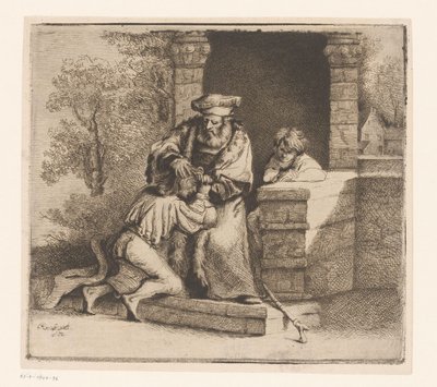 放蕩息子の里帰り 作： Ignace Joseph de Claussin (attributed to)